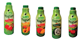 Colanta assorted 1 L yogurt bottles