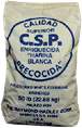 C.S.P. precooked white corn flour 50 lb bag